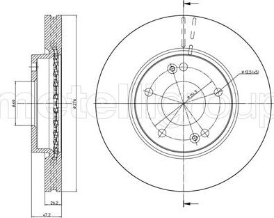 Fri.Tech. BD0919 - Bremžu diski www.autospares.lv