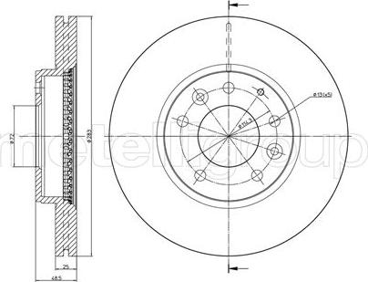 Fri.Tech. BD0914 - Bremžu diski www.autospares.lv