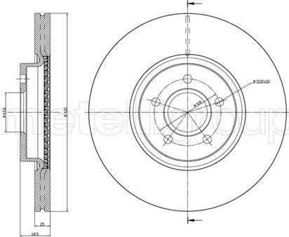 Fri.Tech. BD0987 - Bremžu diski www.autospares.lv