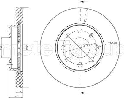 Fri.Tech. BD0922 - Bremžu diski autospares.lv