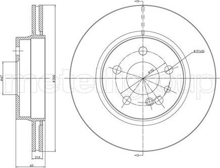 Fri.Tech. BD0451 - Bremžu diski www.autospares.lv