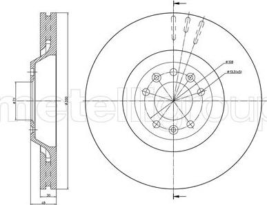 Fri.Tech. BD0403 - Bremžu diski www.autospares.lv