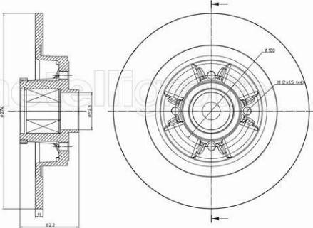 Fri.Tech. BD0415 - Bremžu diski www.autospares.lv