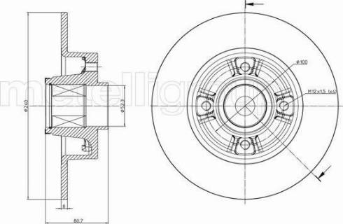 Fri.Tech. BD0416 - Bremžu diski www.autospares.lv