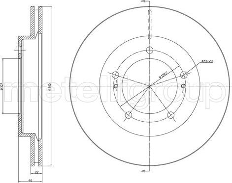 Fri.Tech. BD0439 - Bremžu diski www.autospares.lv