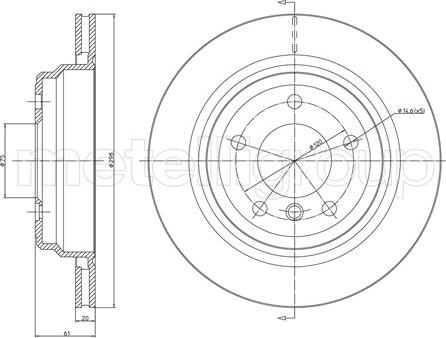 Fri.Tech. BD0476 - Bremžu diski autospares.lv