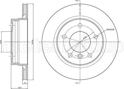 Fri.Tech. BD0550 - Bremžu diski autospares.lv