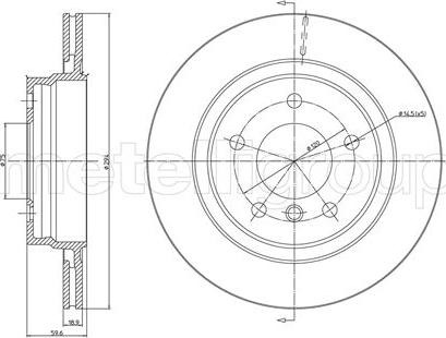 Fri.Tech. BD0552 - Тормозной диск www.autospares.lv