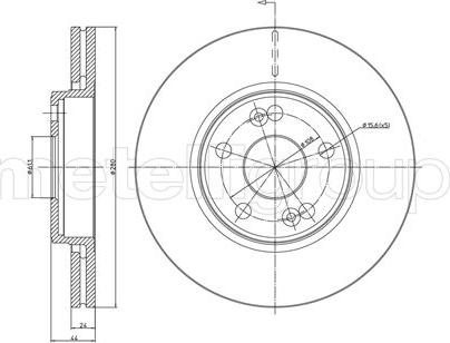 Fri.Tech. BD0507 - Bremžu diski www.autospares.lv