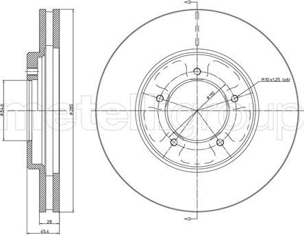 Fri.Tech. BD0518 - Bremžu diski www.autospares.lv