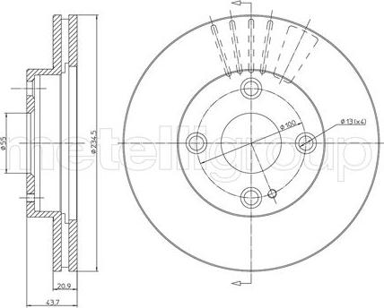 Fri.Tech. BD0513 - Bremžu diski www.autospares.lv