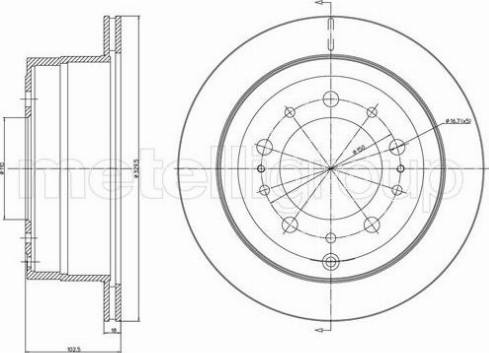 Fri.Tech. BD0520 - Bremžu diski www.autospares.lv