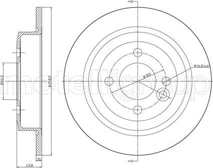 Fri.Tech. BD0697 - Bremžu diski www.autospares.lv