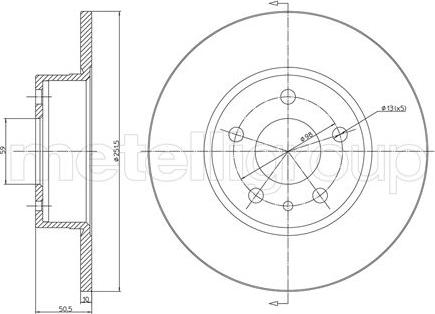 Fri.Tech. BD0648 - Bremžu diski www.autospares.lv