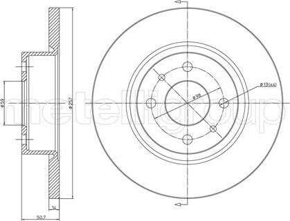 Fri.Tech. BD0651 - Bremžu diski www.autospares.lv