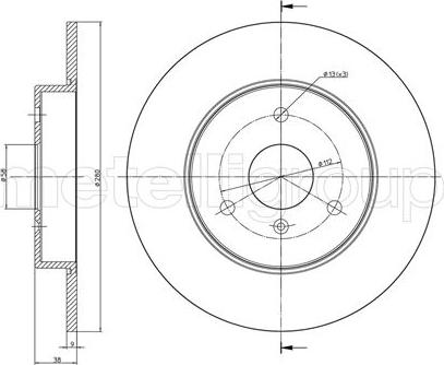 Fri.Tech. BD0660 - Bremžu diski www.autospares.lv