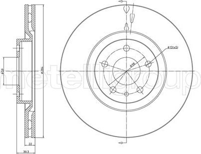 Fri.Tech. BD0684 - Bremžu diski www.autospares.lv