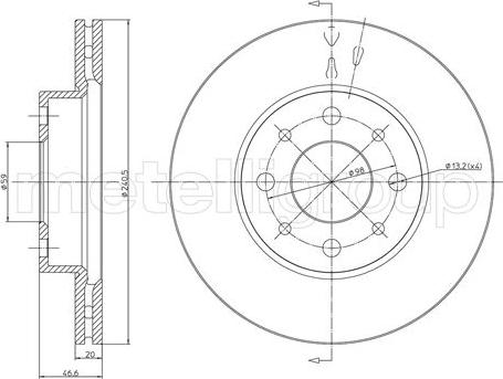 Fri.Tech. BD0686 - Bremžu diski www.autospares.lv