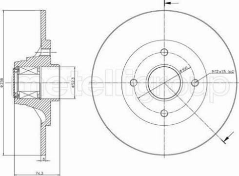 Fri.Tech. BD0688 - Bremžu diski autospares.lv