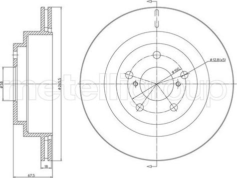 Fri.Tech. BD0683 - Bremžu diski www.autospares.lv