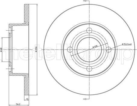 Fri.Tech. BD0630 - Bremžu diski www.autospares.lv