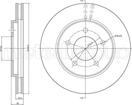 Fri.Tech. BD0629 - Bremžu diski autospares.lv