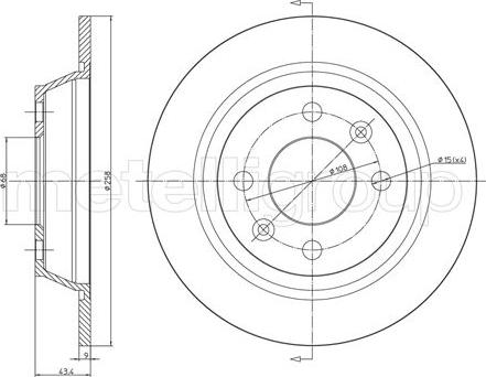 Fri.Tech. BD0057 - Bremžu diski www.autospares.lv