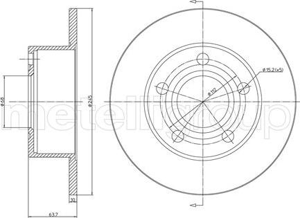 Fri.Tech. BD0060 - Bremžu diski www.autospares.lv