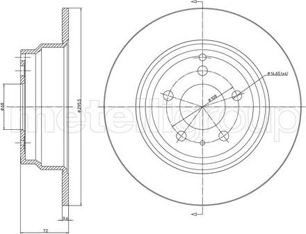 Fri.Tech. BD0061 - Bremžu diski www.autospares.lv