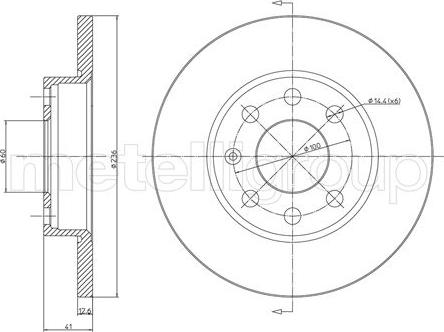 Fri.Tech. BD0009 - Bremžu diski autospares.lv