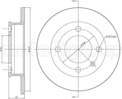 Fri.Tech. BD0005 - Bremžu diski autospares.lv