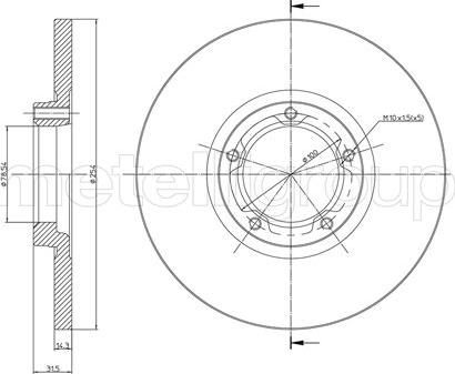 Fri.Tech. BD0006 - Bremžu diski www.autospares.lv