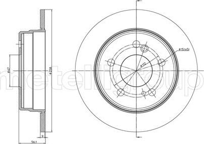 Fri.Tech. BD0014 - Bremžu diski www.autospares.lv