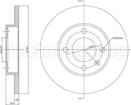 Fri.Tech. BD0012 - Тормозной диск www.autospares.lv