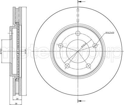 Fri.Tech. BD0089 - Bremžu diski autospares.lv