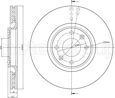 Fri.Tech. BD0088 - Тормозной диск www.autospares.lv