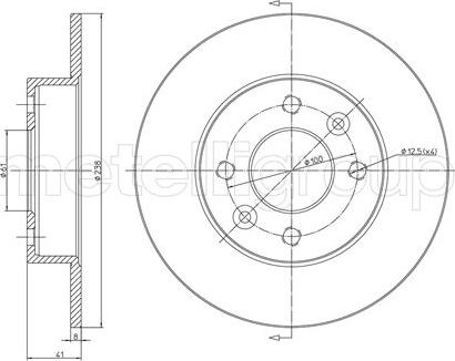 Fri.Tech. BD0030 - Bremžu diski www.autospares.lv