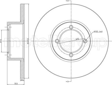 Optimal BS-1270C - Bremžu diski autospares.lv