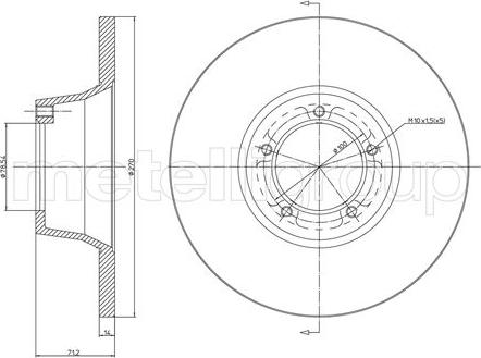 Fri.Tech. BD0020 - Bremžu diski www.autospares.lv