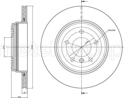 Fri.Tech. BD0074 - Bremžu diski www.autospares.lv