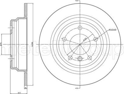 Fri.Tech. BD0197 - Bremžu diski www.autospares.lv