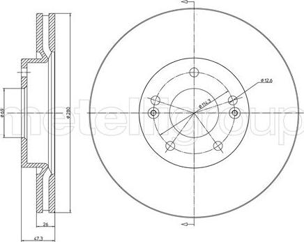 Fri.Tech. BD0156 - Bremžu diski www.autospares.lv