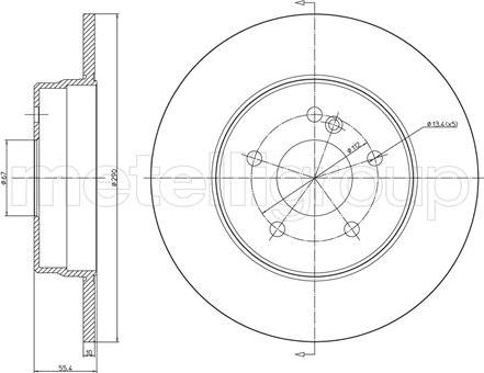 Fri.Tech. BD0152 - Bremžu diski www.autospares.lv