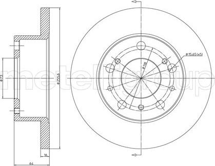 Fri.Tech. BD0167 - Bremžu diski autospares.lv