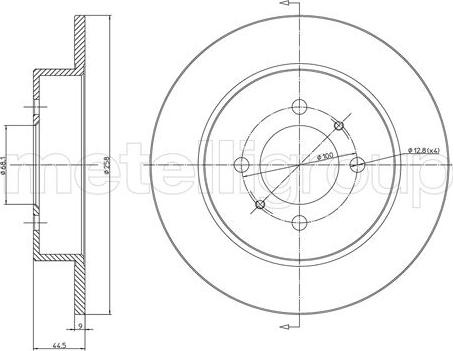 Fri.Tech. BD0100 - Bremžu diski www.autospares.lv