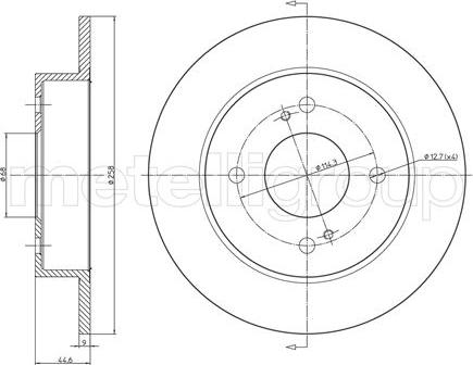 Fri.Tech. BD0102 - Bremžu diski www.autospares.lv