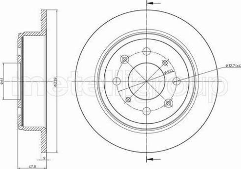 Fri.Tech. BD0113 - Bremžu diski www.autospares.lv