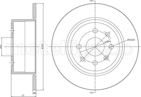 Fri.Tech. BD0184 - Bremžu diski www.autospares.lv