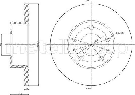 Fri.Tech. BD0186 - Bremžu diski www.autospares.lv