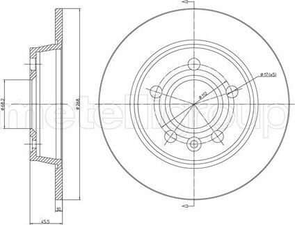 Fri.Tech. BD0139 - Bremžu diski www.autospares.lv